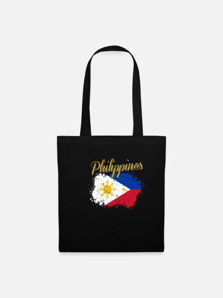 Philippinen Filipino - Stoffbeutel - Schwarz