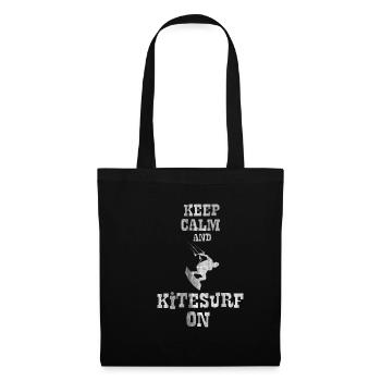 Kitesurfing relaxation - Tote Bag - black - Front