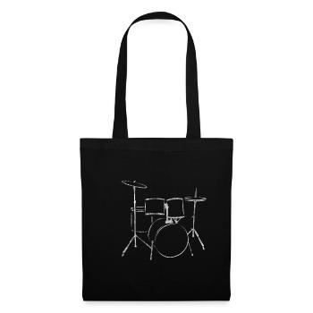 Percussion musical instrument - Tote Bag - black - Front