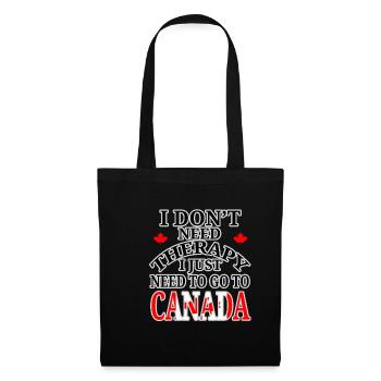 Canada time out - Tote Bag - black - Front