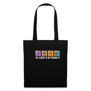 Chimie Sarcasme - Sac en tissu - noir - Devant