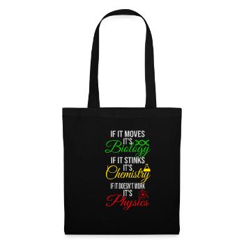 Biology Chemistry Physics - Tote Bag - black - Front