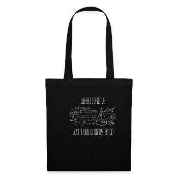 Math physics genius - Tote Bag - black - Front