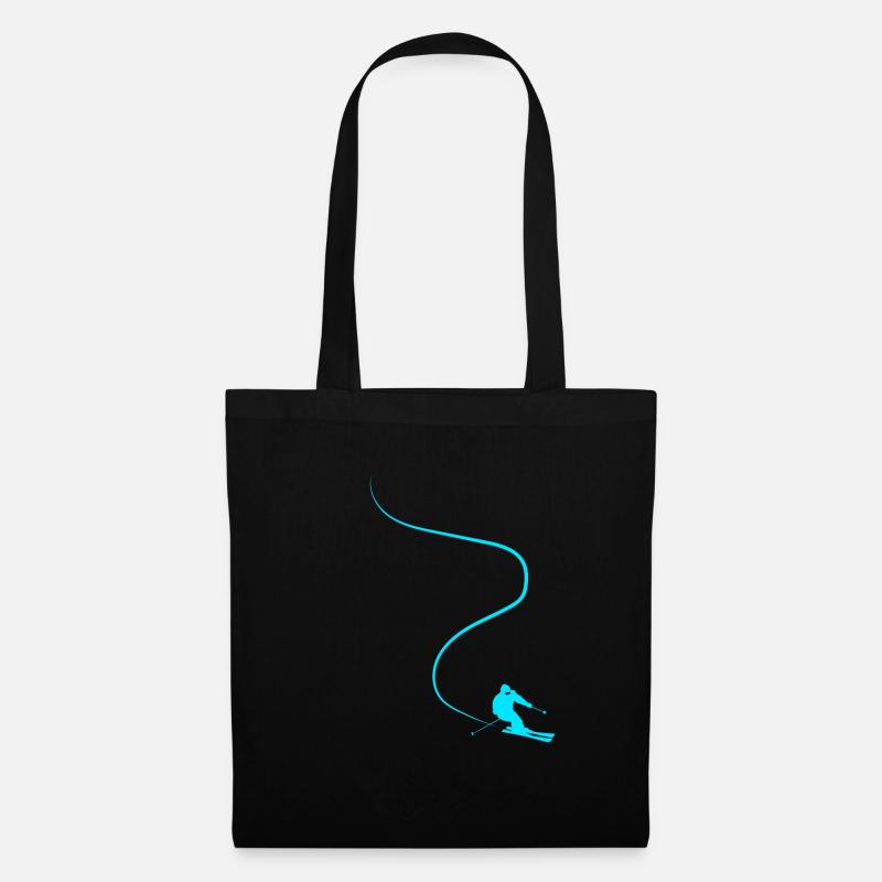 Ski slope - Tote Bag - black