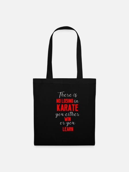 Karate Wettkampf - Stoffbeutel - Schwarz