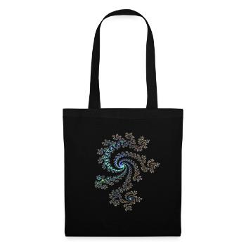 Fractale - Sac en tissu - noir - Devant