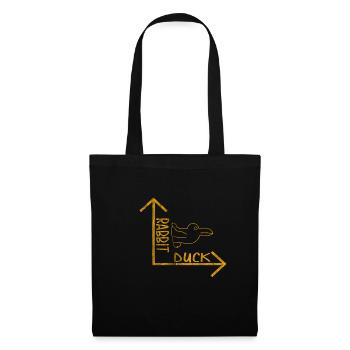 Duck bunny - Tote Bag - black - Front