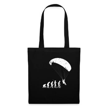 Paragliding Evolution - Tote Bag - black - Front