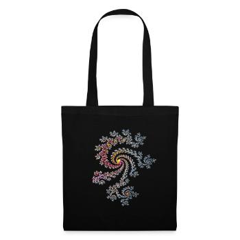 Mandelbrot Fractal - Sac en tissu - noir - Devant