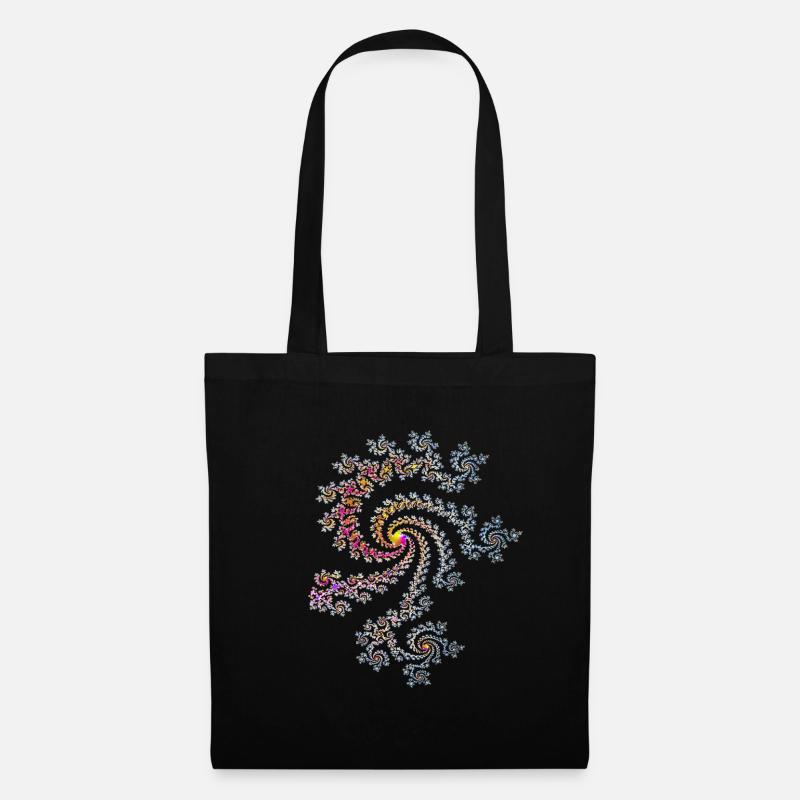 Mandelbrot Fractal - Stoffbeutel - Schwarz
