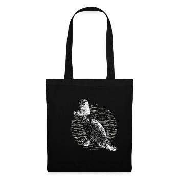 Platypus beaver - Tote Bag - black - Front
