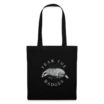 Badger gift idea - Tote Bag - black - Front