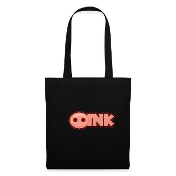 porc - Sac en tissu - noir - Devant
