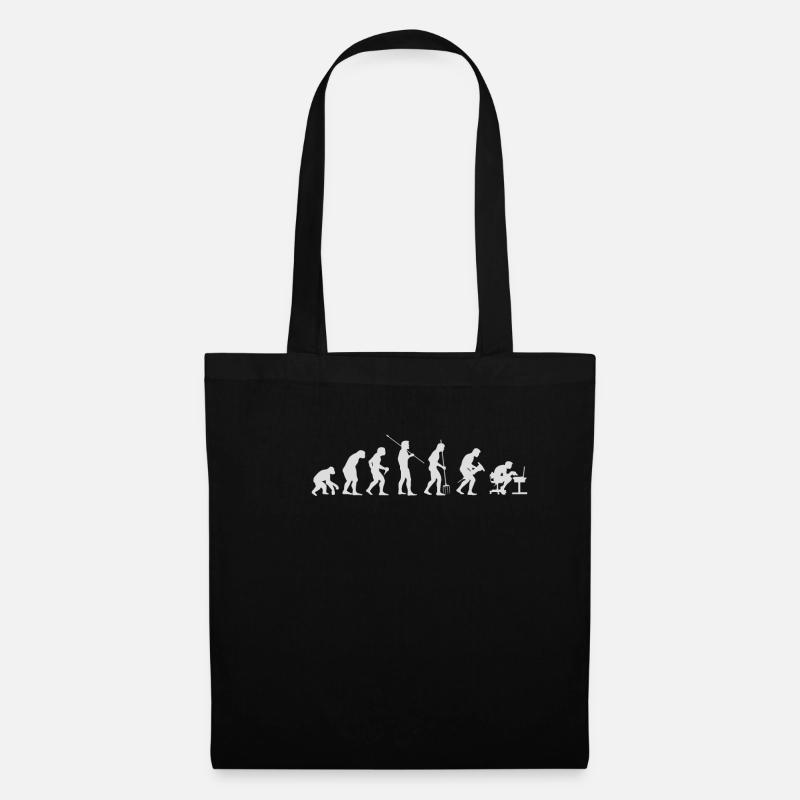 Informatiker Evolution - Stoffbeutel - Schwarz