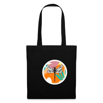 Dragonfly animal lover - Tote Bag - black - Front