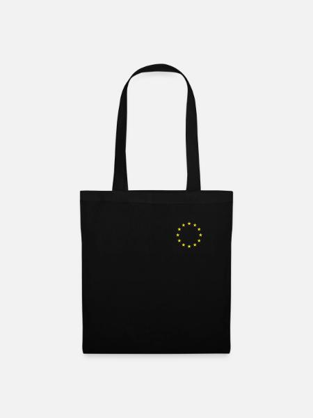 Europäische Union | EU, EU-Flagge, Europa, Euro - Stoffbeutel - Schwarz