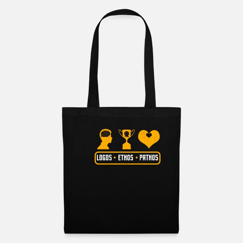 Rhetorical triangle rhetoric philosophy gift - Tote Bag - black