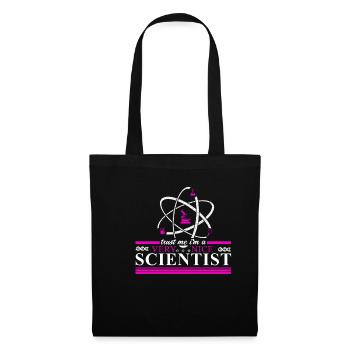 Science Science Atom Gift Student Physics - Tote Bag - black - Front