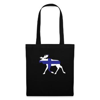 Finlande - Sac en tissu - noir - Devant