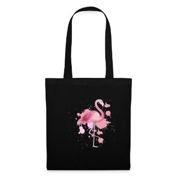 Flamingo bird - Tote Bag - black - Front