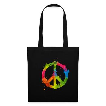 Peace Symbol - Tote Bag - black - Front