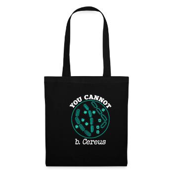 Biology Microbiology Bacteria Teacher Gift - Tote Bag - black - Front