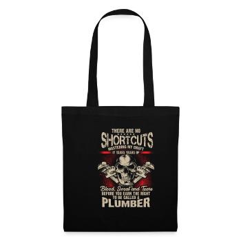 Occupation Plumber Spengler Installer Gift - Tote Bag - black - Front