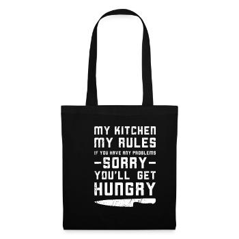 Chef Cooking Kitchen Cook Restaurant Cook - Tote Bag - black - Front