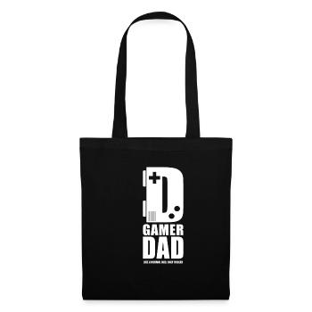 Gaming Daddy Gamer Dady - Sac en tissu - noir - Devant