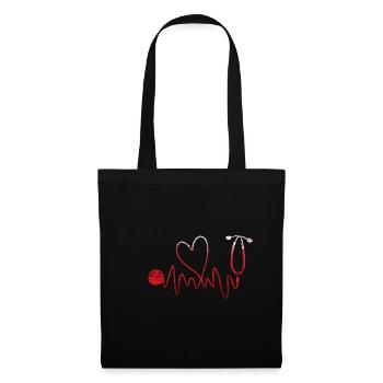 Doctor heart pulse - Tote Bag - black - Front
