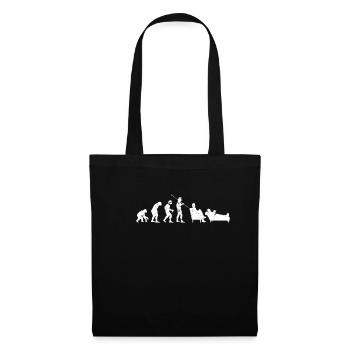 Psychologue de l'évolution - Sac en tissu - noir - Devant
