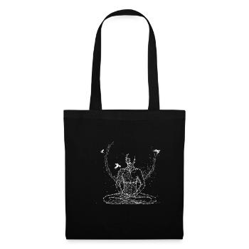 Meditation peace - Tote Bag - black - Front