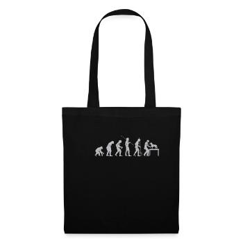 Evolution Tierarzt - Stoffbeutel - Schwarz - Vorne