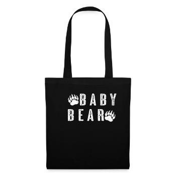 Baby Bear - pour parent-bébé - Sac en tissu - noir - Devant