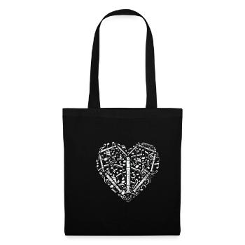 flute - Tote Bag - black - Front