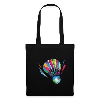 Badminton badminton - Sac en tissu - noir - Devant