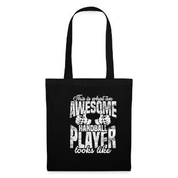 Handball - Sac en tissu - noir - Devant