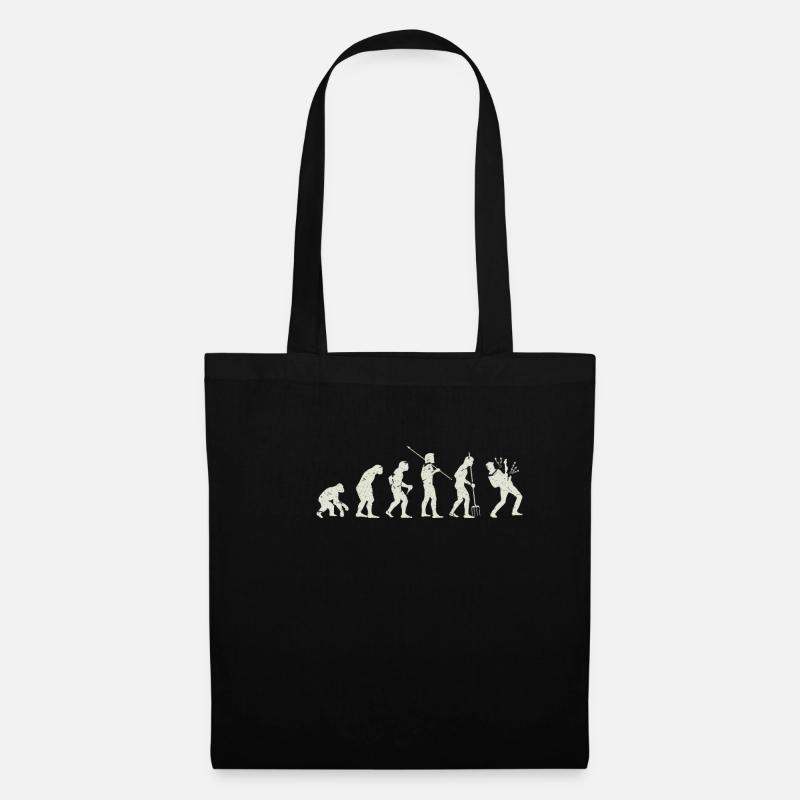 Evolution de la guitare - Sac en tissu - noir