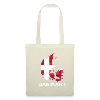 Denmark Danish Flag Map - Tote Bag - nature - Front