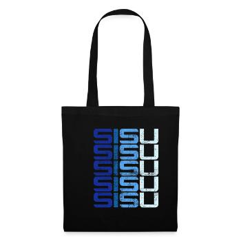 Sisu Finlande Finnois Suomi - Sac en tissu - noir - Devant