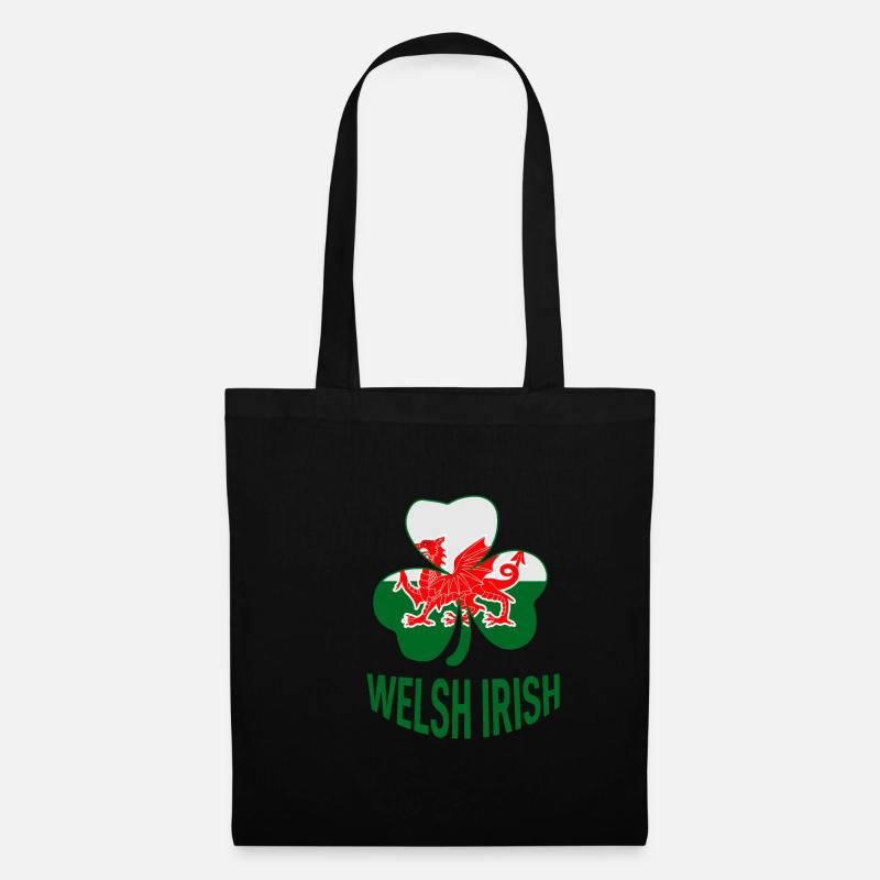 Wales Irland - Stoffbeutel - Schwarz