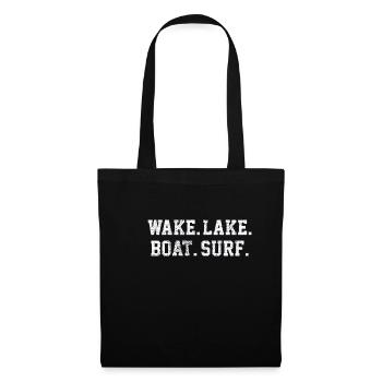 Wakesurf Wake Surf Surfer - Sac en tissu - noir - Devant