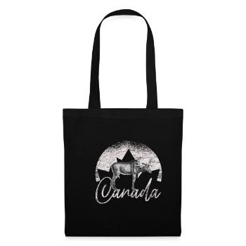 Kanada - Stoffbeutel - Schwarz - Vorne