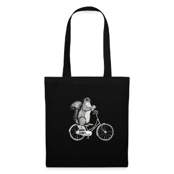 Squirrel bike - Tote Bag - black - Front