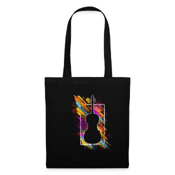 Instrument de violoncelle - Sac en tissu - noir - Devant
