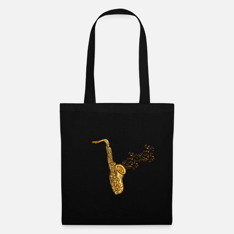 Saxophon Instrument - Stoffbeutel - Schwarz