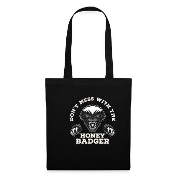 Honey badger predator - Tote Bag - black - Front