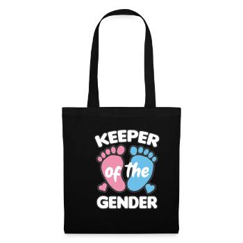 KEEPER OF THE GENDER Girl or Boy Birth - Tote Bag - black - Front