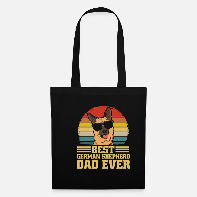 German Shepherd Dog Dad Dad Dad Ever Gift - Tote Bag - black
