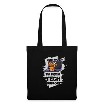 Programmierung Cat Tech Support - Stoffbeutel - Schwarz - Vorne